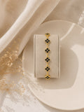 Bracelet Fleurs Noires