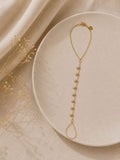 Bracelet de main « Zircons »
