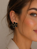 Boucles Fleur Noire