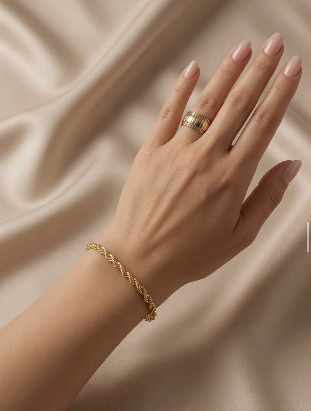 Bracelet Maille Torsadée