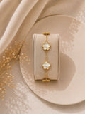 Bracelet Trèfle Blanc