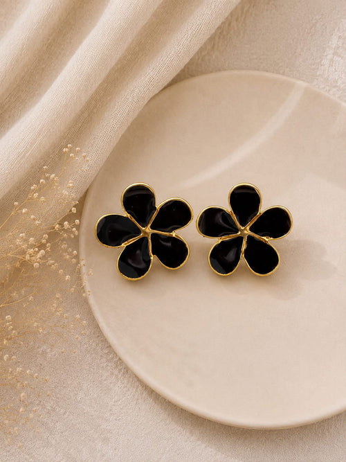 Boucles Fleur Noire