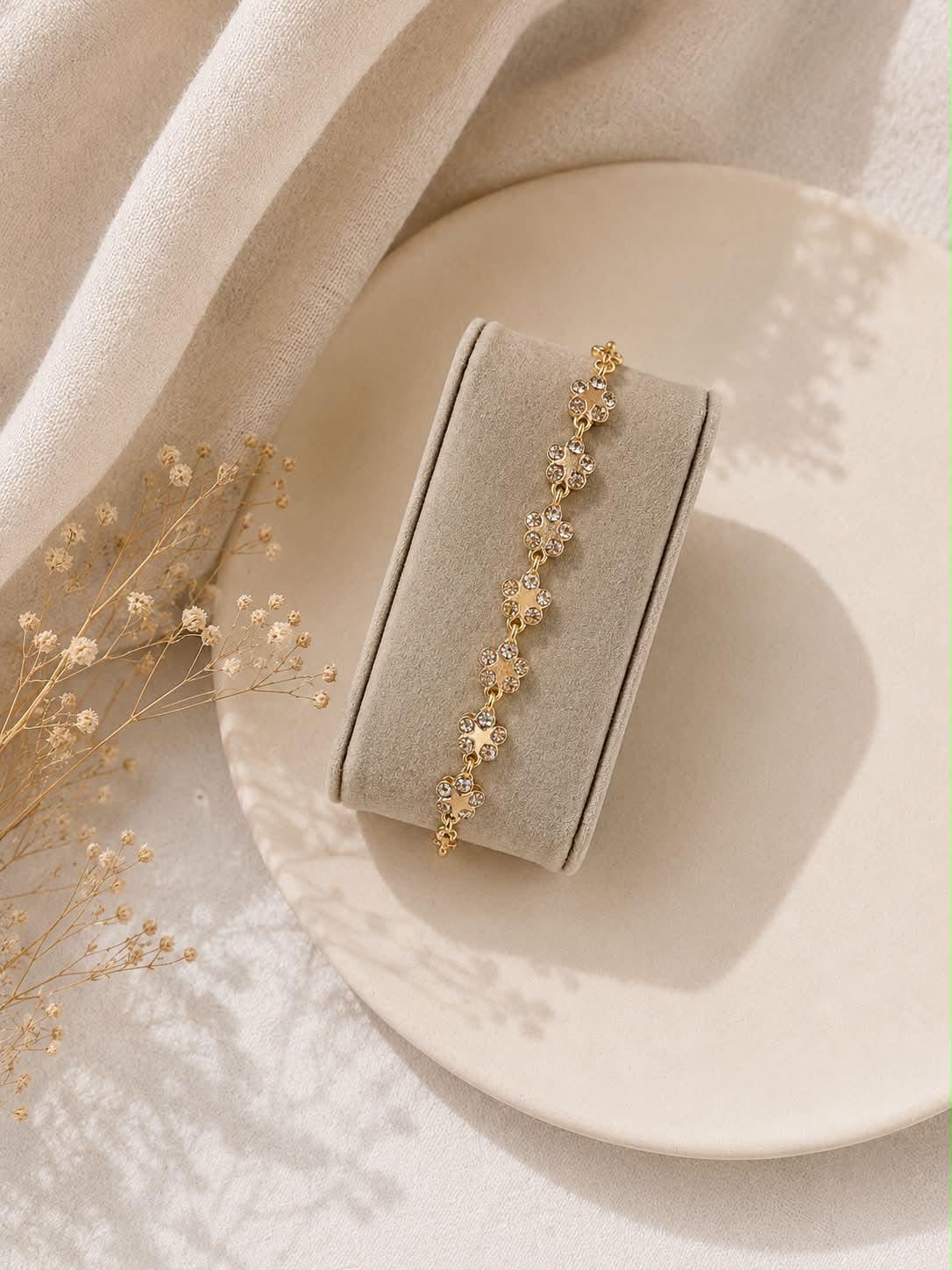 Bracelet Fleurs Cristal
