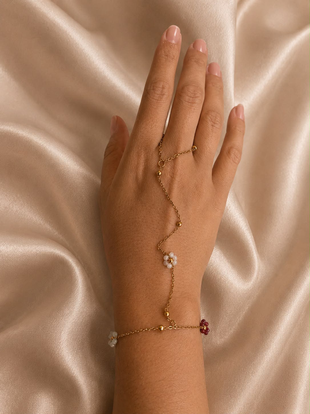Bracelet de main « Bordeaux »