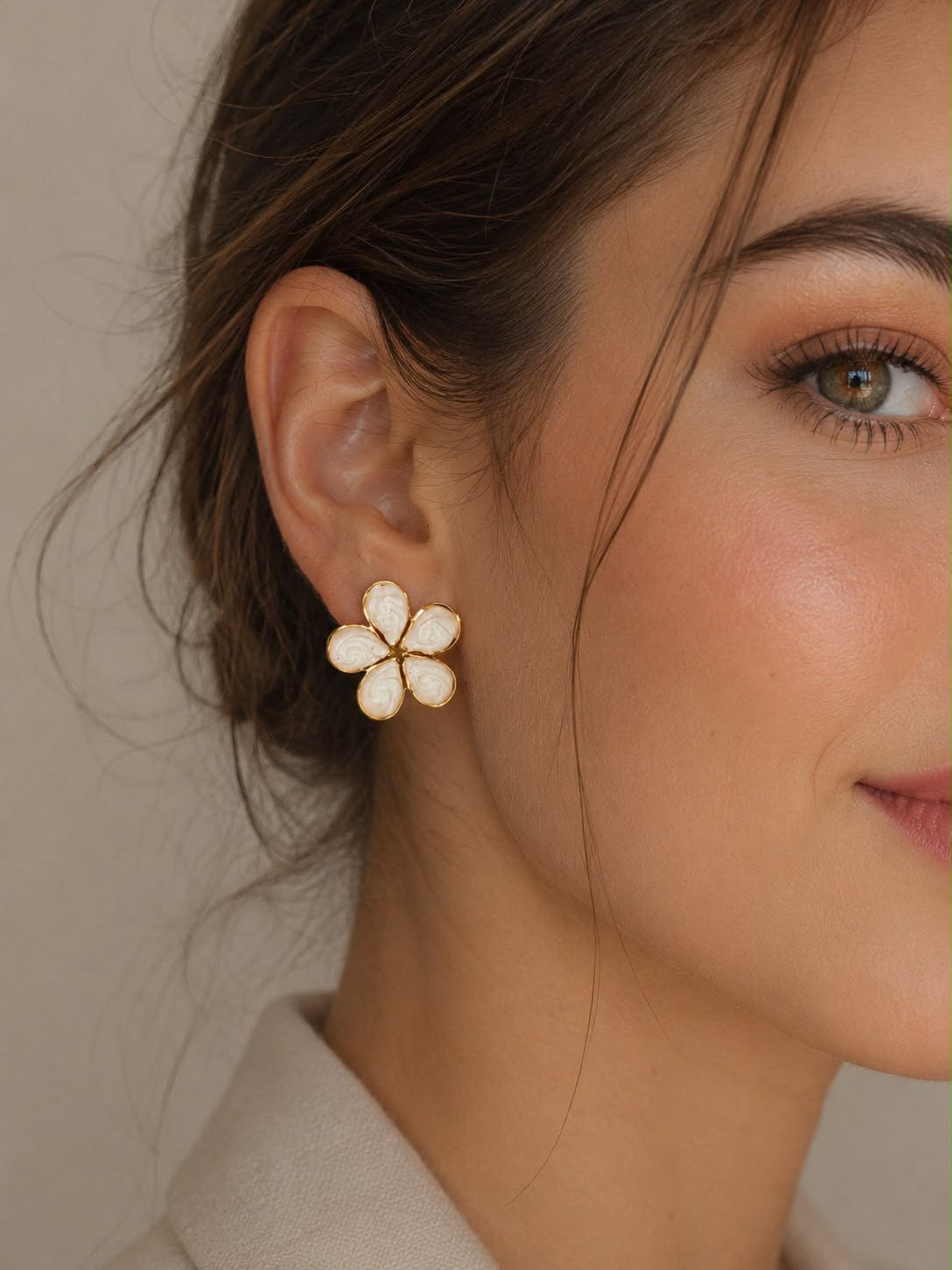Boucles Fleur Nacrée