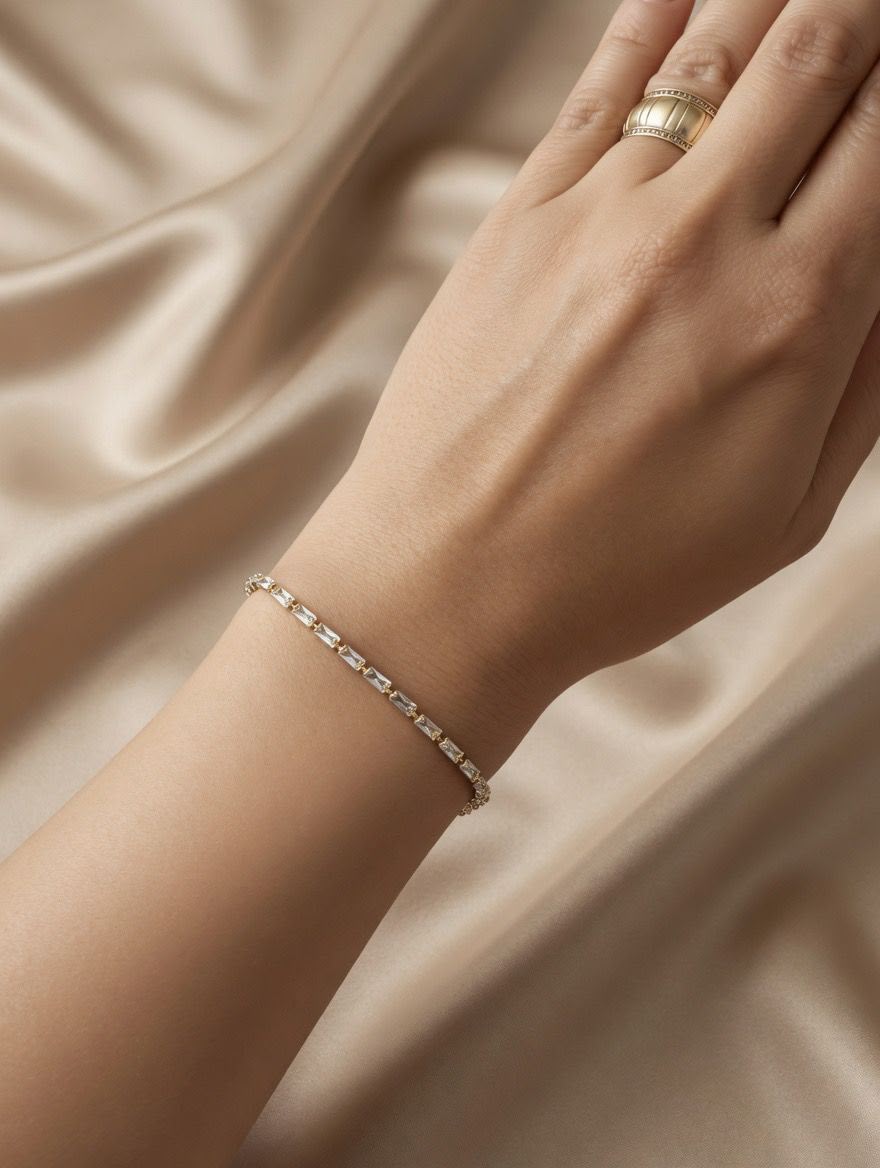 Bracelet Tennis Baguette