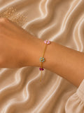 Bracelet Fleurs Multicolores