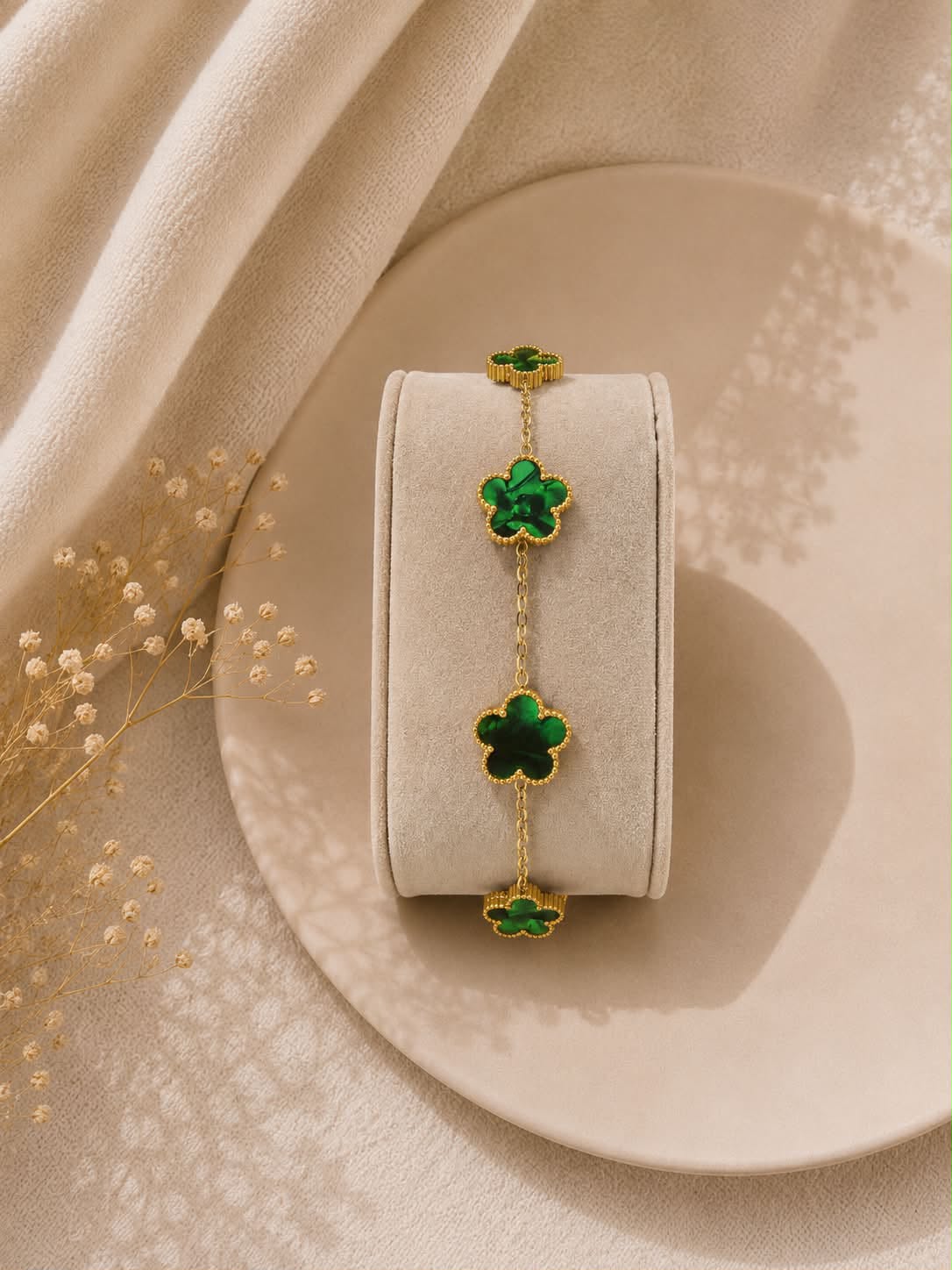 Bracelet Trèfle Vert