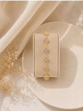 Bracelet Fleurs Violettes
