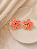Boucles Fleur Corail