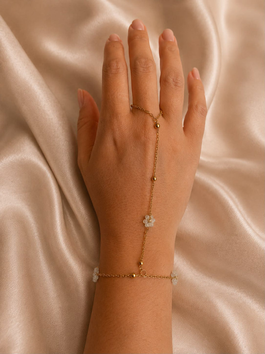 Bracelet de main « Fleurs »